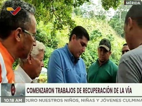Inician trabajos de recuperación de vías y entregan combos CLAP en Justo Briceño del estado Mérida