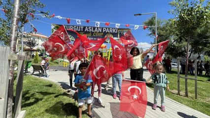 15 Temmuz gazisi Turgut Aslan'ın adı memleketi Çorum'daki parka verildi