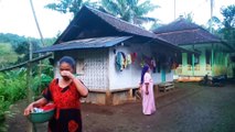 Suasana Pagi Di Kampung Terpencil,Indah Pemandangan alamnya,Suasana Pedesaan Sunda Jawa barat