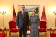 Arnavutluk Meclis Başkanı Nikolla, Türk büyükelçisini kabul etti
