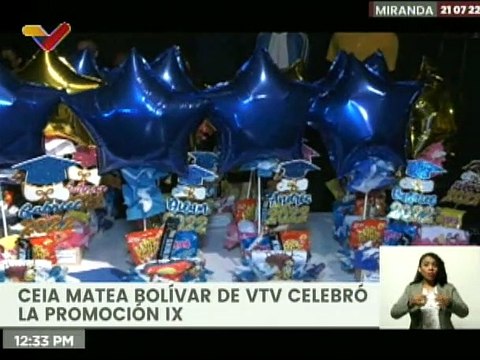 CEIA Matea Bolívar de VTV celebra la promoción IX de 21 niños y niñas a la etapa de educación básica