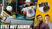 Why haven't the Bruins signed Patrice Bergeron and David Krejci yet?