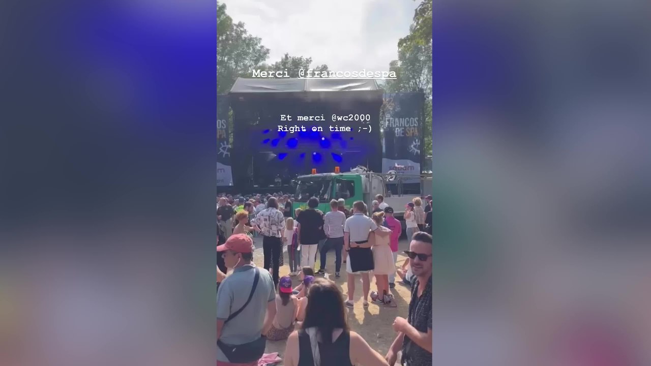 Quand un camion traverse la foule en plein concert aux Francos