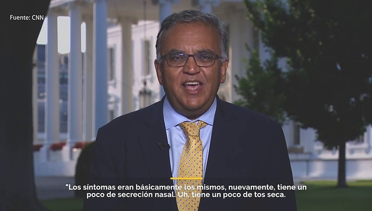 Los síntomas de Covid-19 del  Biden aún eran leves hasta el jueves por la noche