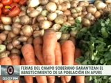 Feria del Campo Soberano garantiza 1 tonelada de alimentos a familias de San Fernando de Apure