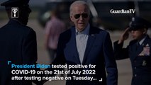 President Joe Biden tested positive for COVID-19 despite full vaccination