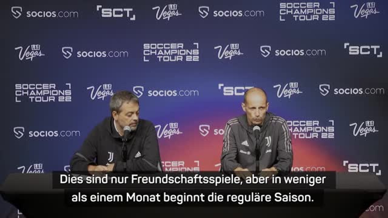 Allegri zu Neuzugängen: "Bin sehr, sehr zufrieden"