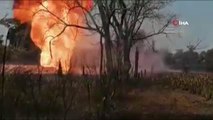 Son dakika haberi... Meksika'daki doğal gaz boru hattında çıkan yangında 1 kişi öldü