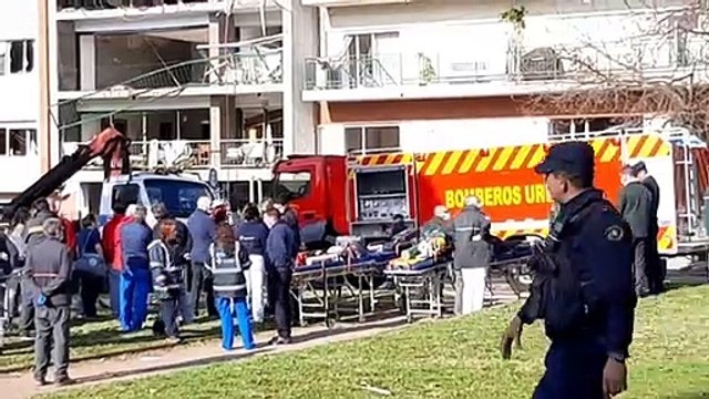 Explosão em prédio residencial deixa feridos em Montevidéu