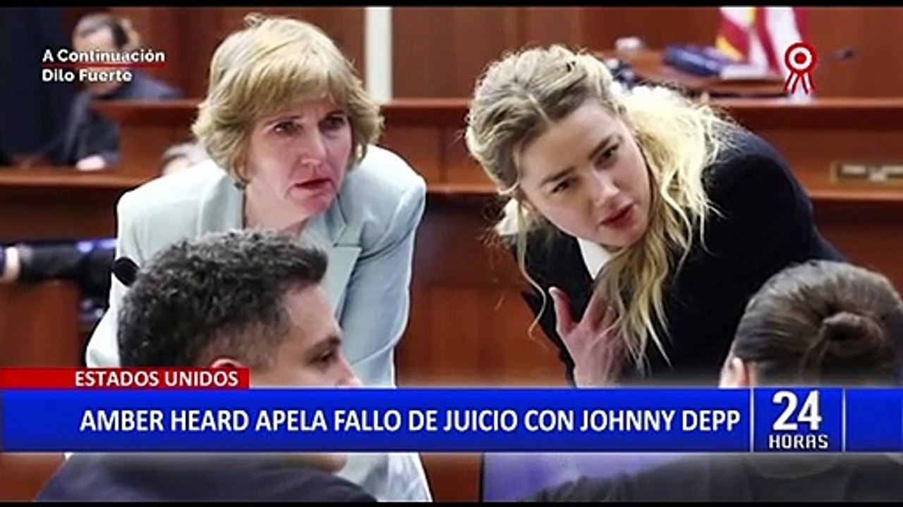 Amber Heard apela a fallo del juicio con Johnny Depp