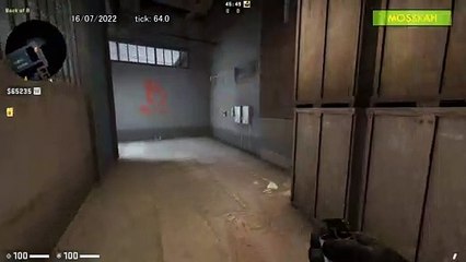 How to Smoke B Site on Train, option 2 - CSGO