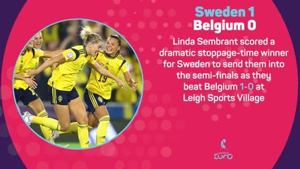 Sweden 1-0 Belgium - Fast Match Report