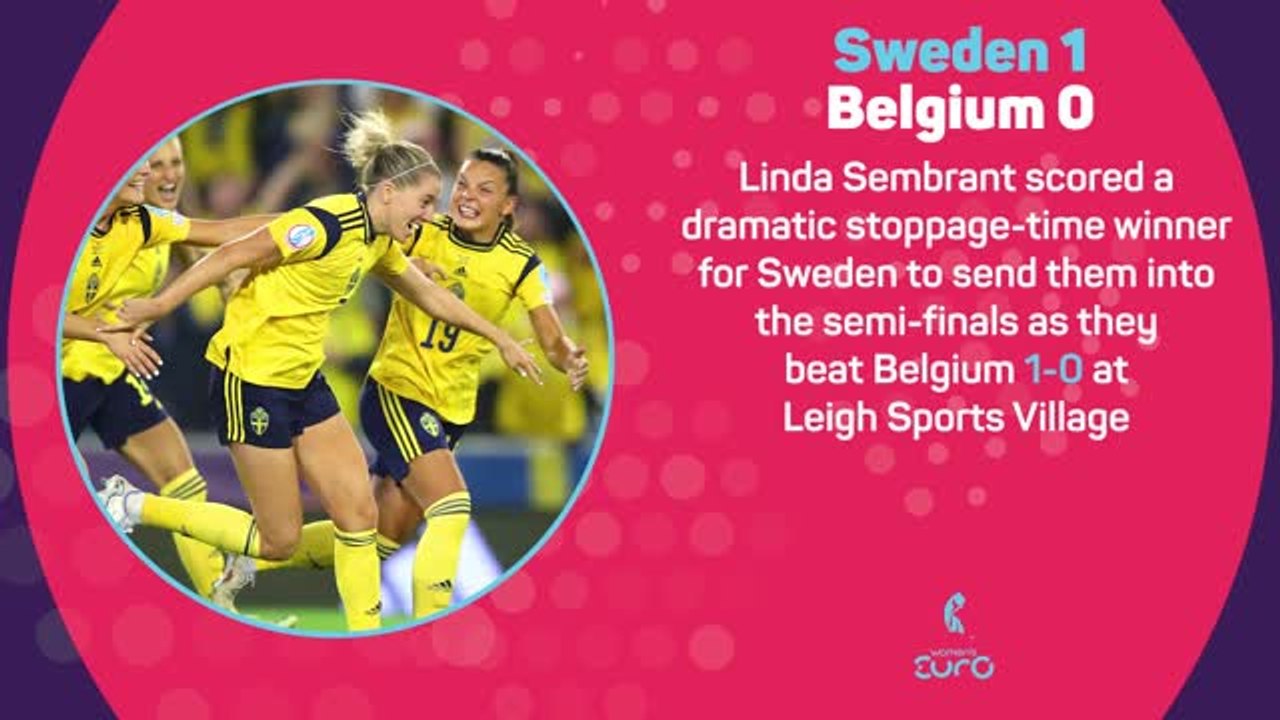 Sweden 1-0 Belgium - Fast Match Report