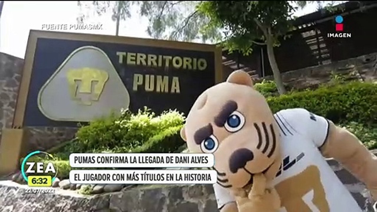 Dani Alves es nuevo futbolista de los Pumas