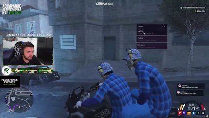 REAÇÃO PAULINHO O LOKO ao PEGAR 100K ao VIVO SIMULTANEAMENTE no COMPLEXO GTA RP _luquet4 ajudou_