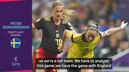 Sweden relieved with late winner but know they must do more v England