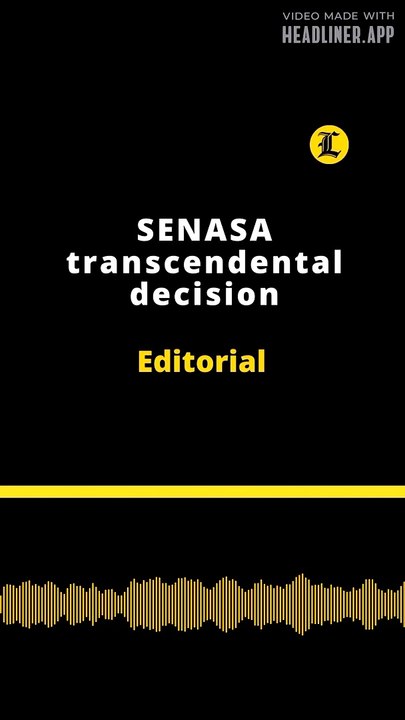 Editorial en inglés: SENASA trascendental decision
