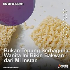 Unik Banget! Wanita Ini Olah Mi Instan Jadi Gorengan Bakwan