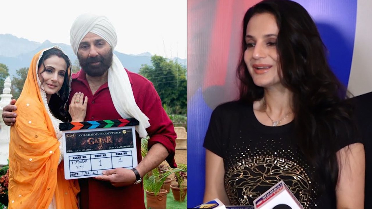 फिल्म 'ग़दर 2' के शूटिंग के बारे में अमीषा पटेल...