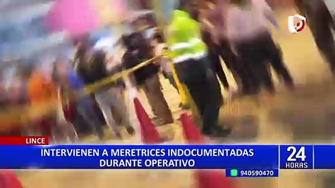 Lince: meretrices indocumentadas se enfrentan a policías durante intervención