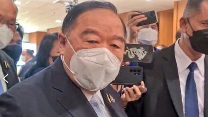 "ประวิตร" อารมณ์ดี ผลโหวตไว้วางใจสูงสุด ปัดตอบเรื่องปรับ ครม.