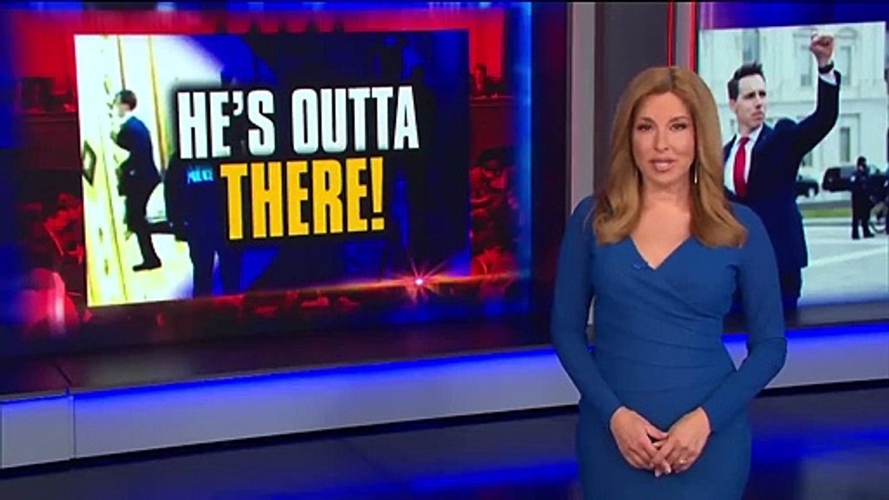 New Video Shows Senator Hawley Fleeing From Jan. 6 Rioters