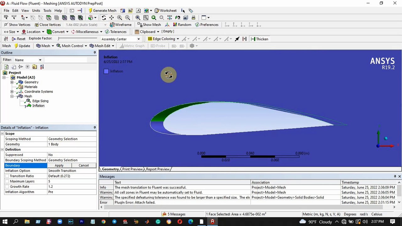 Numerical Analysis of NACA 0009 airfoil | CFD| ANSYS| DRAG|LIFT| 3D ...