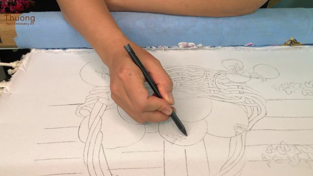 Hand Embroidery Art - Basket of Ripe Red Tomatoes Embroidery - ThuongEmbroidery