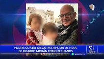 Ricardo Morán apelará al fallo de la Corte Suprema que impide inscribir a sus hijos en RENIEC