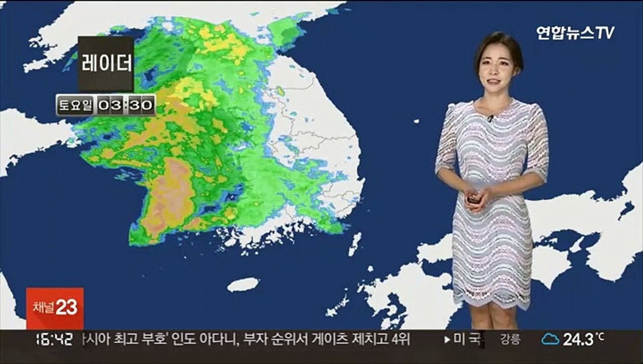 [날씨] 차츰 전국 막바지 장맛비…내일 남부 무더위