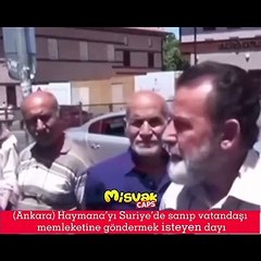 Haymana'yı Suriye'de sanıp vatandaşı memleketine göndermek istedi