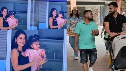 Anushka Sharma की बेटी Vamika अपने Papa Virat Kohli के साथ दिखी, Video हुआ Viral | *News