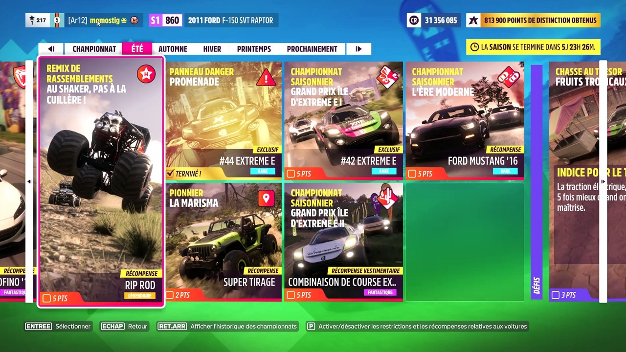 Forza Horizon 5 remix rassemblement au shaker , pas à la cuillère