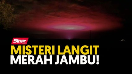Misteri langit merah jambu!