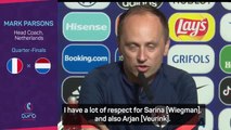 Mark Parsons has huge respect for Sarina Wiegman