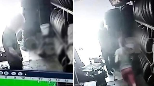 Oto sanayi sitesinde 10 yaşındaki çocuğa istismar! Mide bulandıran anlar güvenlik kamerasında