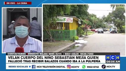 Velan a niño que murió en medio de mortal balacera en La Ceiba