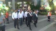 Yalova Belediyesi işçileri zammı davul zurnayla kutladı