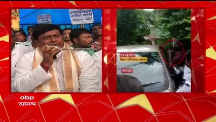 Sukanta Majumdar : "অবস্থানকারীদের চোখের জলের টাকা", আন্দোলনকারী চাকরিপ্রার্থীদের মঞ্চে দাঁড়িয়ে প্রতিক্রিয়া সুকান্তর