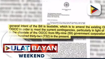 Panukalang pagpapalakas sa OGCC, vi-neto ni Pres. Marcos Jr.