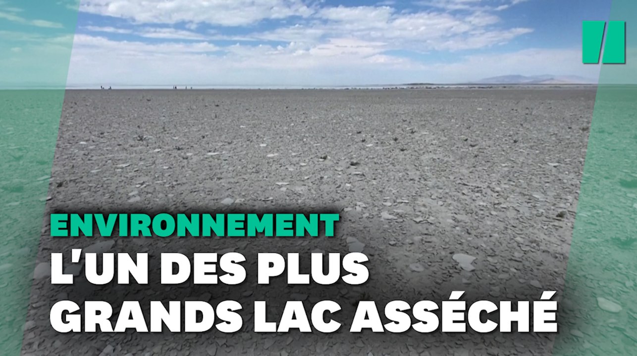 Ces images du plus grand lac salé américain, asséché, sont glaçantes