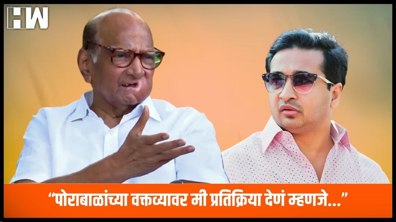 “पोराबाळांच्या वक्तव्यावर मी प्रतिक्रिया देणं म्हणजे...”, Nitesh Rane यांना Sharad Pawar यांचा टोला
