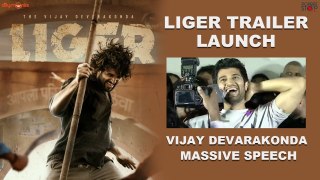 Vijay Devarakonda Massive Speech At Liger Trailer launch Event | Popper Stop Telugu_| Silly Monks