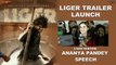 Liger Heroine Ananya Pandey Speech at Trailer Launch  Liger | Popper Stop Telugu | Silly Monks