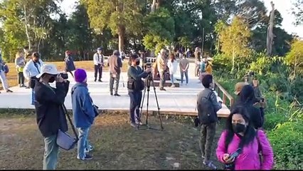 อช.แก่งกระจาน พบปูเจ้าฟ้าหายากออกมาหากินให้นักท่องเที่ยวยลโฉม บนเขาพะเนินทุ่ง