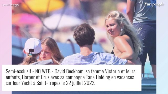David et Victoria Beckham à Saint-Tropez en famille : leur fille Harper a bien grandi, une vraie ado !