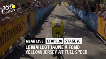Le maillot jaune à fond / The yellow jersey at full speed - Étape 20 / Stage 20 - #TDF2022