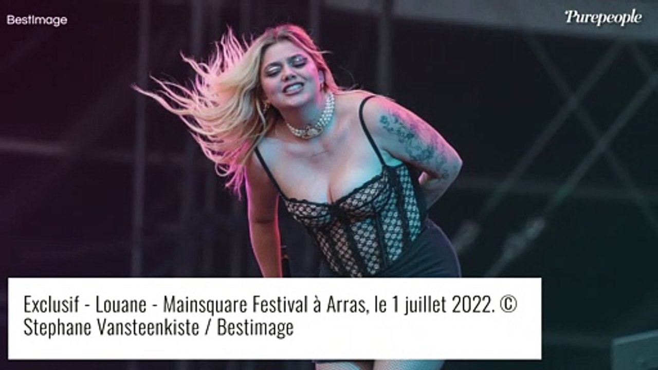 Louane en longue jupe transparente : look rock et hot au bras de son chéri Florian Rossi