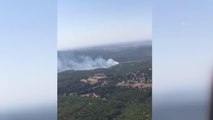 Son dakika haber: ÇANAKKALE - Ezine'de çıkan orman yangını kontrol altına alındı