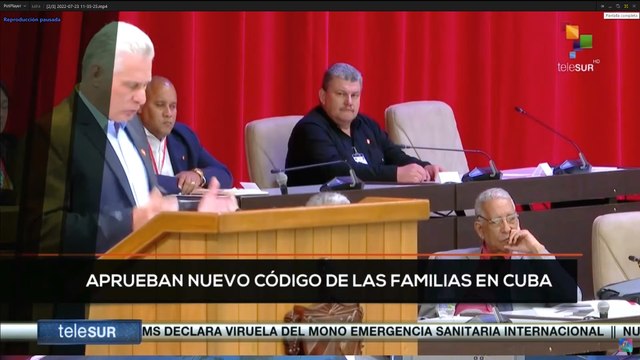 teleSUR Noticias 11:30 23-07: Aprueban en Cuba código de la familia en Asamblea Nacional